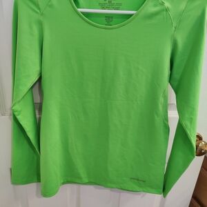 Patagonia Bright Green Long Sleeve Capilene Daily Women's